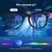 Occffy Blue Light Filter Glasses for Men & Women Prescription-Free Computer & Gaming Eyewear UV Protection & Eye Strain Relief - Model OC092 Classic 6918 Schwarz Matt - Buy Online on GoSupps.com