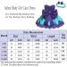 LZH Baby Girls Lace Dress 3-6 Months - Purple + Blue | Wedding Pageant Baptism Christening Tutu Gown 0-24 Months - Buy Online on GoSupps.com