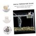 MipCase Mini Refrigerator Hygrometer - 3-Piece Glass Temperature & Humidity Measuring Device for Home & Aquarium - Multi-functional 5.5x5x1.5cm - Buy Online on GoSupps.com