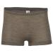 Womens Thermal Underwear: Moisture Wicking Merino Wool Silk Boy Shorts 46-48 Walnut