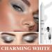 White Glitter Eyeshadow Stick Shimmer Durable Highlighter Eyeshadow Pencil Highly Pigmented Metallic Long Wear Waterproof Cream Eye Brightener Stick Eye Shadow Eyeliner Crayon Makeup Pen - Buy Online on GoSupps.com
