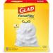 Glad ForceFlex Tall Kitchen Drawstring Trash Bags, 13 Gallon, Unscented, 120 Count. 120 Count (Pack of 1)