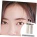 Beavorty 9 Sheets Waterproof Eyebrow Stickers 6d Cosmetic Stencil 21x14.7cm Brown - Buy Online on GoSupps.com
