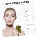 Collbath Xiuyan Jade Gua Sha Facial Tool & Head Massager - Premium Jade Skin Care & Comb for Relaxation - Buy Online on GoSupps.com