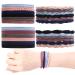 Vin Beauty 24 Pieces Boho Hair Ties Bracelets for Women  4 Styles Cute Hair Ties Hair Rubber Bands Styling Accessories for Thin Hair Curly Hair  Soft Hair Elastics Ponytail Holders for Women Girls