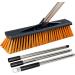 Floor Scrubbing Brush | Stiff Bristle Scrubber | Portable Outdoor Sweeping Brush for Floors Shower Cleaning Brush Floor Scrub Brush for Balconies Decks Qmisify 40cm - Buy Online on GoSupps.com