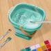 Foldable Collapsible Paint Brush Washer Cleaner 0.8 Gal - Turquoise - Buy Online on GoSupps.com