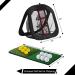 DURARANGE Pop-up Golf Chipping Net with Dual Turf Mat, Balls, and Tees Combo - Swing Training Aids for Backyard, Indoor, Outdoor Use - Buy Online on GoSupps.com