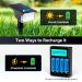 Henreepow 14430 LiFePo4 Battery 3.2V - 500mAh Rechargeable Solar Batteries for Outdoor Garden Lights Shaver Flashlight & Toothbrush (6-Pack - Buy Online on GoSupps.com