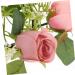 LIFKICH Rose Garland Candle Holder Rings Candlesticks Taper Candle Holders Artificial Floral Candle Wreath Wedding Gift Candle Wreath for Home European Style Decorations Silk Flower Picture 2 23.00X23.00X8.00CM - Buy Online on GoSupps.com