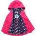 LZH Baby Girls Waterproof Hooded Raincoat Set, Magenta, 2-3 Years - Buy Online on GoSupps.com