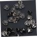 Operitacx 60 Pcs Shoe Bag Ornament Heart Shape Handbag Screw Button Studs Fasteners Belt Button Nails Wallet - Buy Online on GoSupps.com