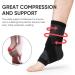 AVIDDA Ankle Support Brace 1 Pair - Adjustable Compression Foot Sleeves for Pain Relief - M/Z New Black - Buy Online on GoSupps.com