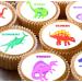 24 Dinosaur Names pre-cut edible cupcake wafer toppers