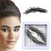 Human Hair Artificial False Eyebrows - False Eyebrow Extensions Makeup Accessories Long-Lasting Makeup Accessories for Lady Women Women Pochy Eyebrows5