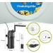Forever Speed 5-in-1 Aquarium Filter with 3W UV - Adjustable Flow Pump 400L/h for 40-120L Aquariums - International Shipping Available - Buy Online on GoSupps.com