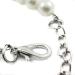 Alfie Pet Pinky Crystal Heart Pearl Necklace - Size L (12-14) for Large Dogs and Cats - Buy Online on GoSupps.com
