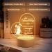 LED Heart-Shaped Night Light - Personalized Wedding Gifts for Newlyweds - Buy Online on GoSupps.com
