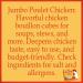 Jumbo Poulet Lot de 48 cubes de bouillon de poulet de 10 g Cubes de soupe au poulet de qualit sup rieure Assaisonnement facile des plats | Go t intense sans colorants artificiels avec Kajal - Buy Online on GoSupps.com