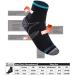 Compression Socks 6 Pairs - Arch Support Plantar Fasciitis Relief - Athletic Low Cut Foot Socks for Men & Women - Blue/Black - S-M - Buy Online on GoSupps.com