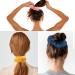 4-Piece Large Microfiber Hair Towel Scrunchies Set - Soft & Thick Hair Accessories for Wet/Dry Hair - Classic Colors - Buy Online on GoSupps.com
