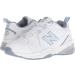 New Balance Women's 608 V5 Cross Trainer 6.5 White/Light Blue - Shop Now - Buy Online on GoSupps.com