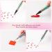 Tatuo 4 Pack Rhinestone Picker Tool - Dual-ended Wax Pencil for Gem Crystals Nail Art & DIY Crafts - Electroplating Color - Buy Online on GoSupps.com