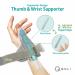 QQOLi Thumb & Wrist Brace - Pain Relief Tendonitis Stabilizer for Men & Women - Lightweight and Breathable - Gray - Buy Online on GoSupps.com