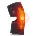 Heated Knee Pad with Massager - Heated Knee Brace Wrap Knee Heating Pad for Arthritis Knee Pain Osteoarthritis Meniscus Tear Heating Pad for Knee for Men or Women(Singel) heated massage knee brace(single)