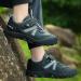 Yapoly Hiking Shoes for Boys and Girls - Waterproof Outdoor Athletic Shoes for Kids - Non-slip Trekking Shoes for Toddlers to Big Kids - Black - Buy Online on GoSupps.com