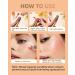 Shimmering Highlighter Beauty Wand with Cushion Applicator - Pearl White | Lightweight Waterproof Makeup Stick for Face & Body - Illuminator Pen for Women & Girls - Buy Online on GoSupps.com