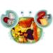 Silicone Suction Plate for Toddlers - Non-Slip Baby Bowl Dish - BPA Free - Microwave & Dishwasher Safe - Crab-cyan - Buy Online on GoSupps.com