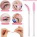 Under Eye Patches with Disposable Eyelash Brushes and Micro Applicators - 50 Pairs + 100 Mascara Wands + 100 for Eyelash Extension - Buy Online on GoSupps.com
