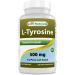 Best Naturals L-Tyrosine 500 Mg 180 Capsules - Supports Mental Alertness, Energy, Focus, Healthy Glandular Function and Balance