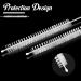 TrelaCo 100 Pcs Tracheostomy Cleaning Brushes - Nylon Bristle Trach Brush for Pipe & Tube Cleaning | Tracheostomy Supplies 10mm - Buy Online on GoSupps.com