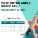 PUSH Ortho Ankle Brace Aequi - Best Stabilizer for Sprains Injuries & Arthritis | Comfortable Compression Support & Moisture-Wicking - Left Size 1 (International Shipping Available - Buy Online on GoSupps.com