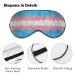 LGBTQ Transgender Pride Sleep Masks Eye Cover Blackout with Adjustable Elastic Strap Night Blindfold for Women Men Yoga Travel Nap - Buy Online on GoSupps.com