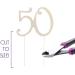 50 Cake Topper for 50th Birthday or Anniversary - Rhinestone Metal Party Decoration (Gold) - Buy Online on GoSupps.com