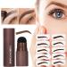  smashing Eyebrow Stamps - Waterproof Pigmented Eyebrow Power Stamp Kit | Brow Tint Kit Fine Texture Sweatproof for Drawing Eyebrow Shape Smashing - Buy Online on GoSupps.com