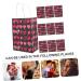 ABOOFAN 30 Pcs Valentine's Day Tote Valentine Paper Bags for Kids Valentines Candy Bags Love Heart Gift Pouches Valentine Tote Bag Sweetest Day Gifts Mardi Gras Bag Girl Gift Bag Child 1 count (Pack of 1) As Shown 2x3pcs - Buy Online on GoSupps.com