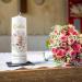 Personalized Gravure Line Printed Baptism Candle | Custom Christian Christening Candle with Photo Name & Date | High-Quality 250x80mm - Buy Online on GoSupps.com