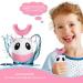 2 Pieces Kids U Shaped Electric Toothbrush  Ultrasonic Automatic Whitening Massage Toothbrush U-Type Cartoon Modeling Toothbrush with 4 Brush Heads for Sensitive Teeth Child 2-7 (Panda Style) 11.5 x 5.5 x 3.2 cm Panda - Buy Online on GoSupps.com