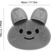Rabbit Shape Foot Scrubber - Non-Slip Silicone Shower Mat for Peeling & Relaxation | Heat-Resistant Hygiene | Simple Wall Suspension - Gray - Buy Online on GoSupps.com