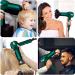 Professional Ionic Hair Dryer with Diffuser - Fast Drying, 3 Heat/2 Speed Settings, Cool Shot Button - Green - Buy Online on GoSupps.com