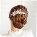 DOITOOL Prom Bridal Hair Clip Bridal Headpiece Pearl Flower Hair Comb Pearl Hair Clip Women Hairpin Rhinestone Barrettes Pearl Hair Barrettes Hair Pin Crystal Alloy Bride White - Buy Online on GoSupps.com