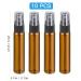10Pcs Mini Amber Glass Spray Bottles 10ml | Fine Mist Perfume & Essential Oil Sprayers for Travel & Cleaning | International Shipping Available - Buy Online on GoSupps.com