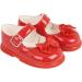 Baypods Toddler Shoes | Hard Sole Baby Girls First Walking Shoes | Anti-Slip Sole | Made in England | 4 UK Child | Red Patent - Buy Online on GoSupps.com