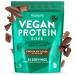 Huge Size - 1kg - Active Vegan Protein - 21g Protein Per Serving - Multi-Source Pea Protein Powder - UK Made - Chocolate Protein Shake - 33 Servings Chocolate 1 kg (Pack of 1)