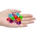 Premium Multicolored Fake Crushed Ice Rock Gems - 180-190pcs | Acrylic Ice Crystals for Kids Toy, Wedding Decor, Crafts - Buy Online on GoSupps.com