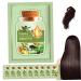 10 PCS Natural Hair Dye Long-Lasting Refreshing 30ml Bubble Hair Dye Plant Extract Bubble Hair Shampoo for Grey Hair Color Women Home Salons (Black Teal) Bubble Hair Dye Natural Plant Hair D